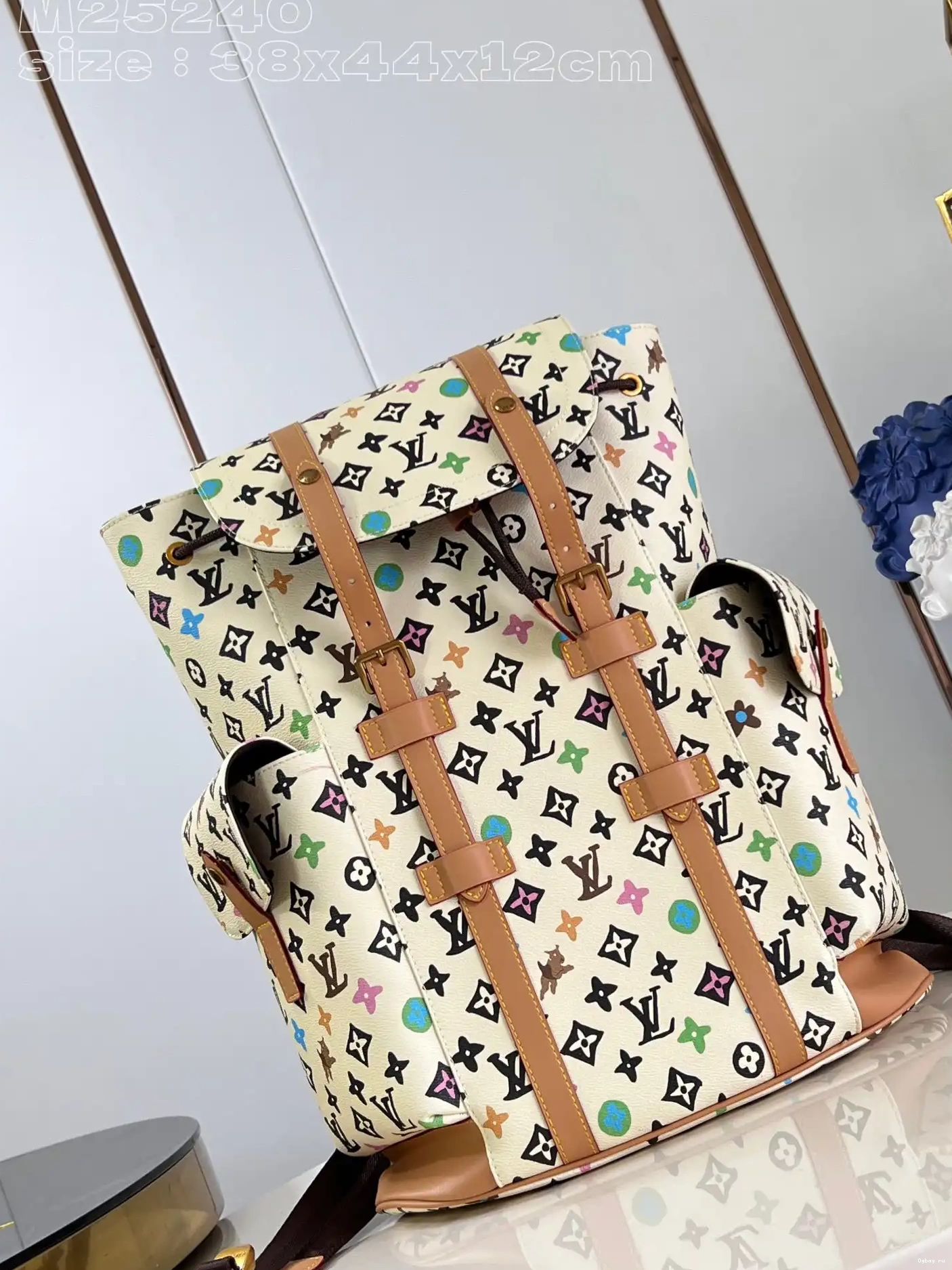 Christopher Vuitton Backpack MM-38*44*12.5CM Louis 0519